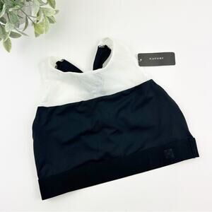 Natori Gravity Sports Bra Black and White Size Large
